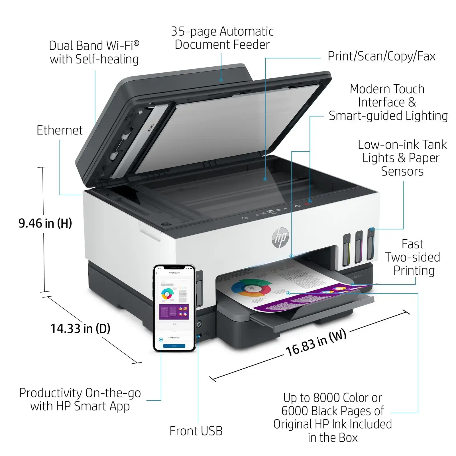 Refurbished HP Smart Tank 7602